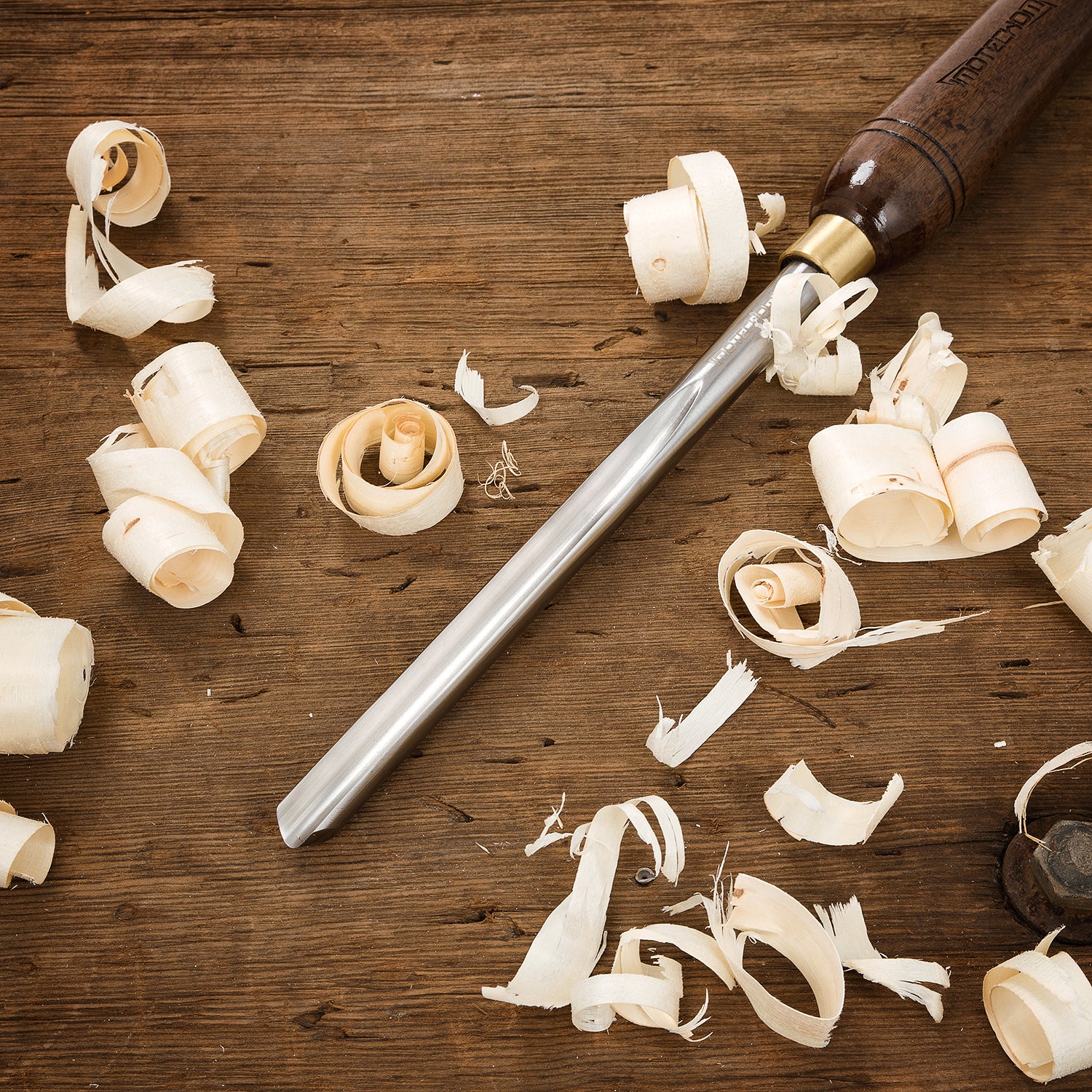 IMOTECHOM 3-Pieces HSS Bowl Gough Lathe Chisel Set Wood Turning Tools with Wooden Box, 1/4-Inches, 3/8-Inches and 1/2-Inches