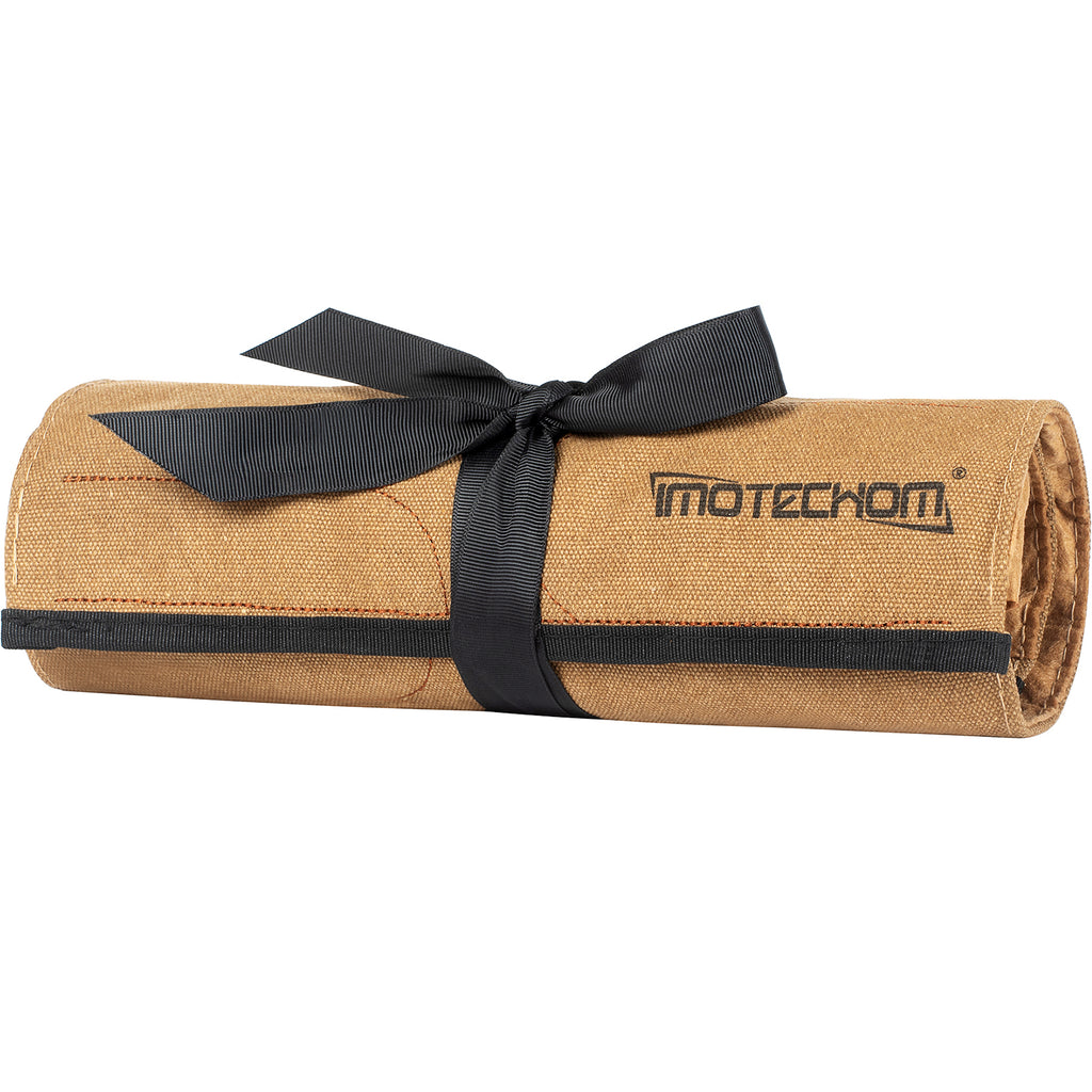 IMOTECHOM 7-Pieces Woodworking Wood Carving Tools Chisel Set with Canvas Bag, Gouges and Carving Chisel Set, Razor Sharp CR-V 60 Steel Blades