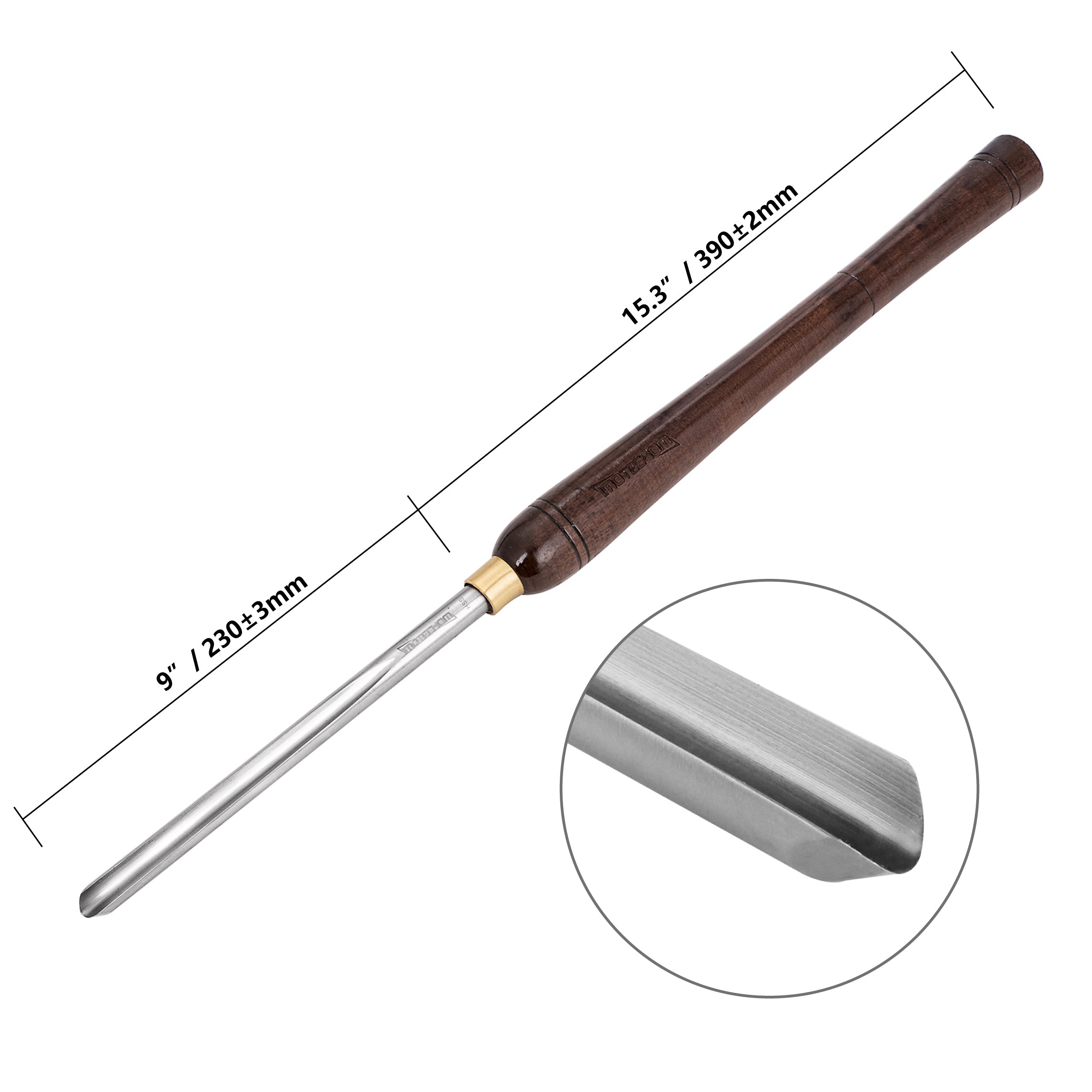 IMOTECHOM 1/2-Inches HSS Bowl Gouge Lathe Chisel Wood Turning Tools with Round Plastic Box and Hanging Bag