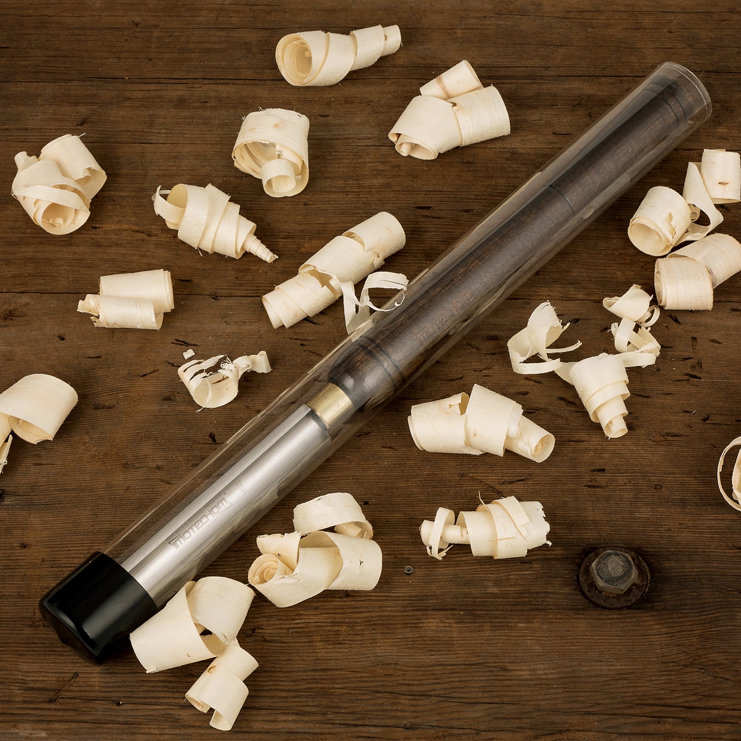 IMOTECHOM 1-Inches HSS Roughing Gouge Lathe Chisel Wood Turning Tools with Round Plastic Box and Hanging Bag